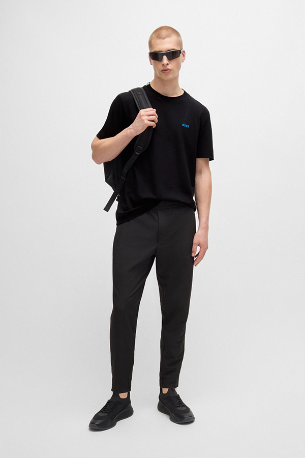 ΑΝΔΡΙΚΗ ΜΠΛΟΥΖΑ BOSS - 006 ΜΑΥΡΟ